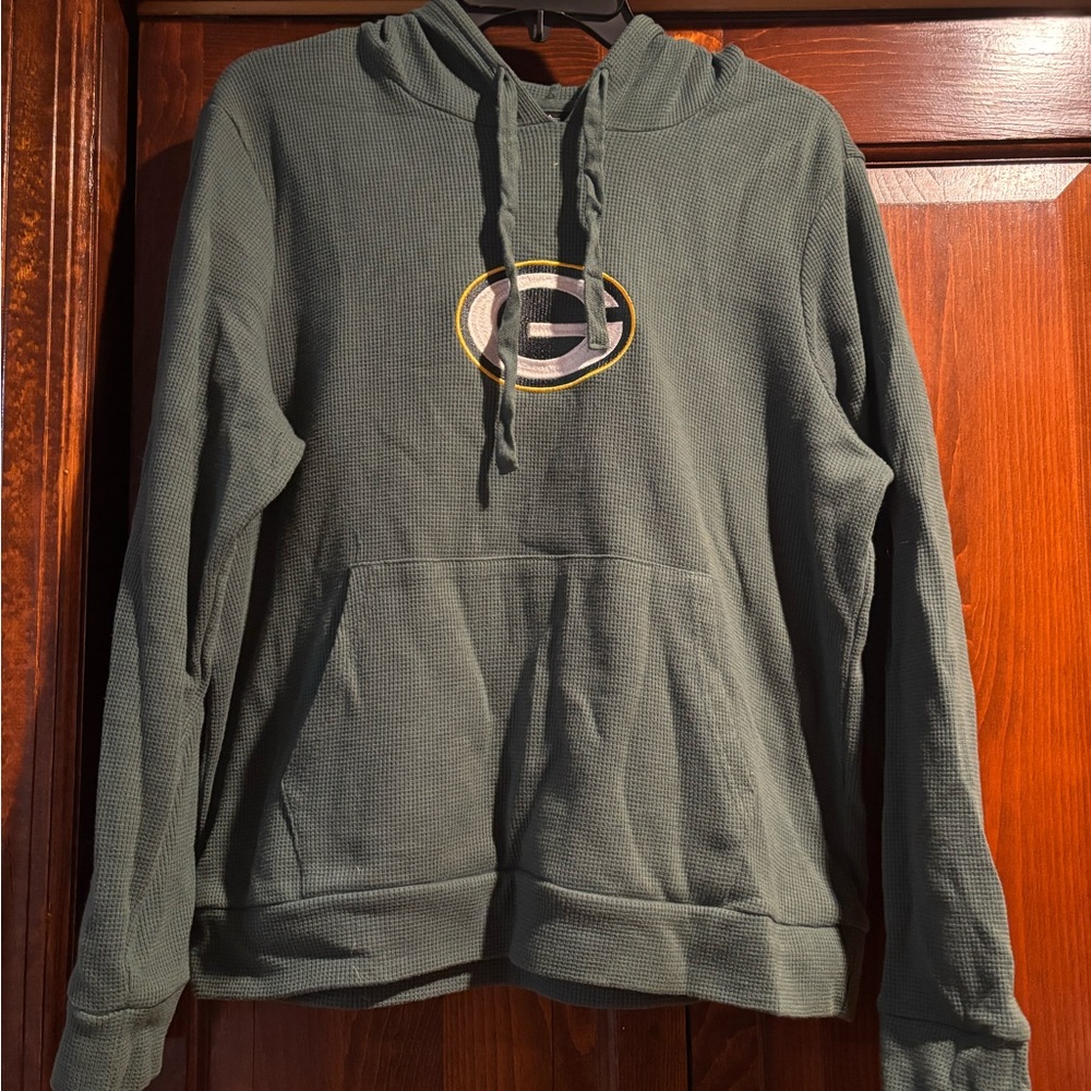 NFL Team Apparel Green Bay Packers Women's Gray Hoodie